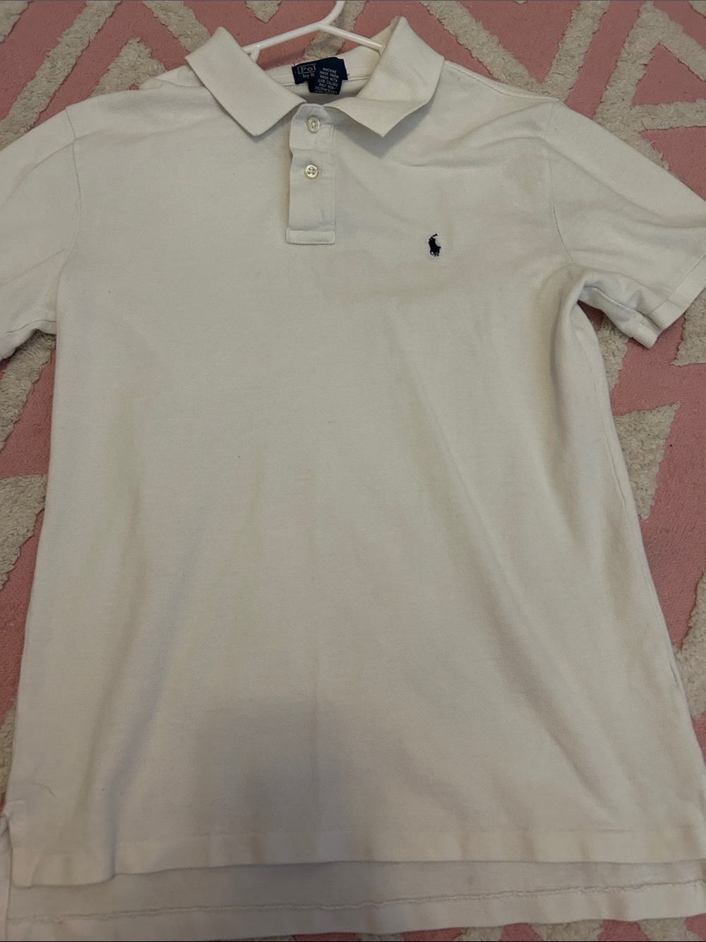 Boys white Polo